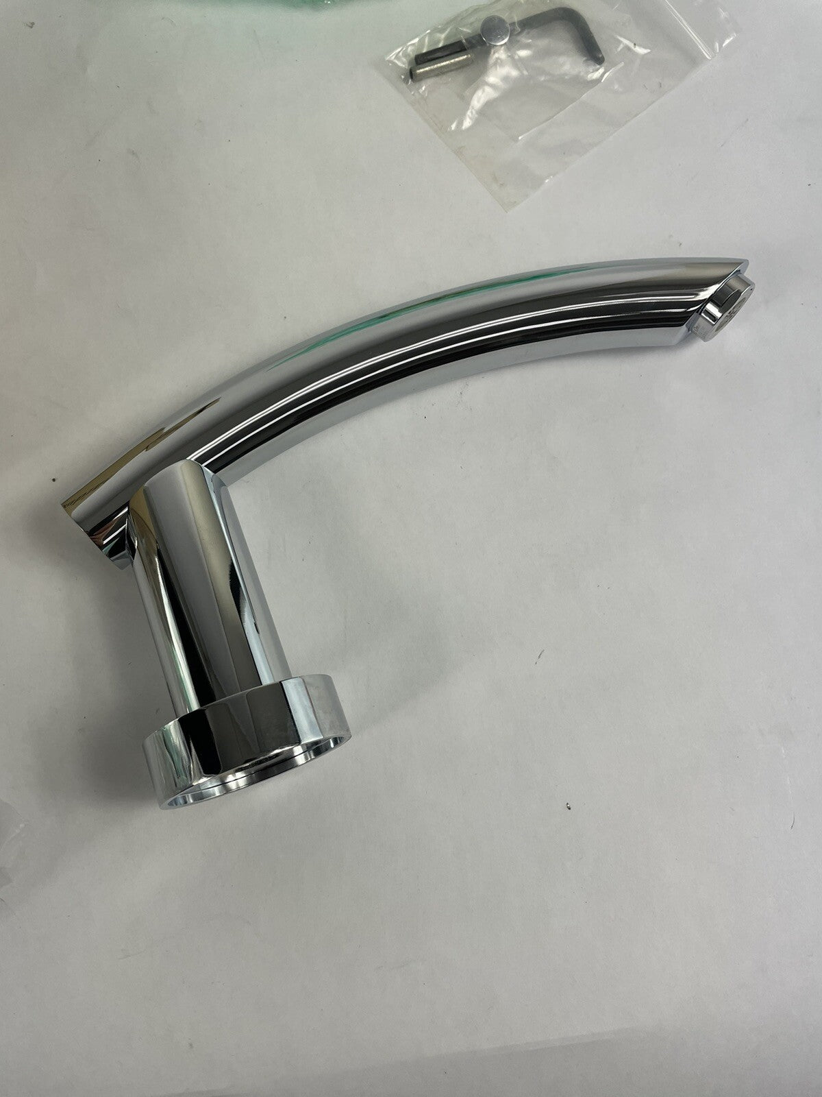 Rubinet H2O 2THOD polished chrome deck mount bathtub tub spout