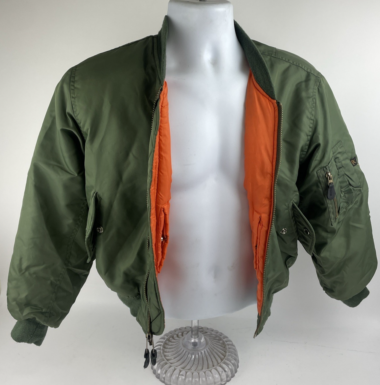 Very Rare Vintage Jacket Flight Bomber MA-1 Alpha Industries Vietnam Size Small