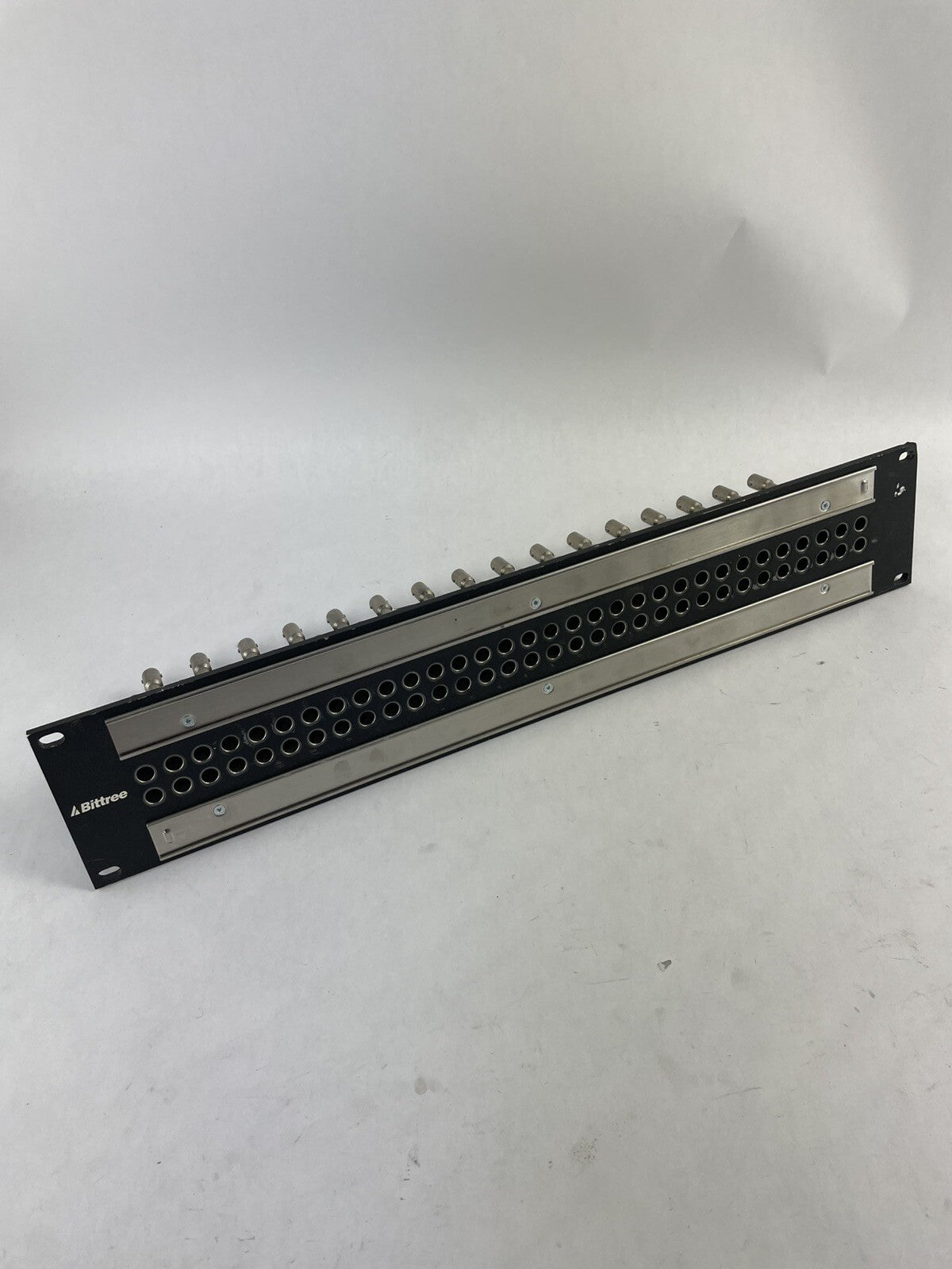BITTREE B64T 2MWNHD/S 2X32 MINI-WECO HIGHBANDWIDTH VIDEO PATCHBAY HDTV SDI Black