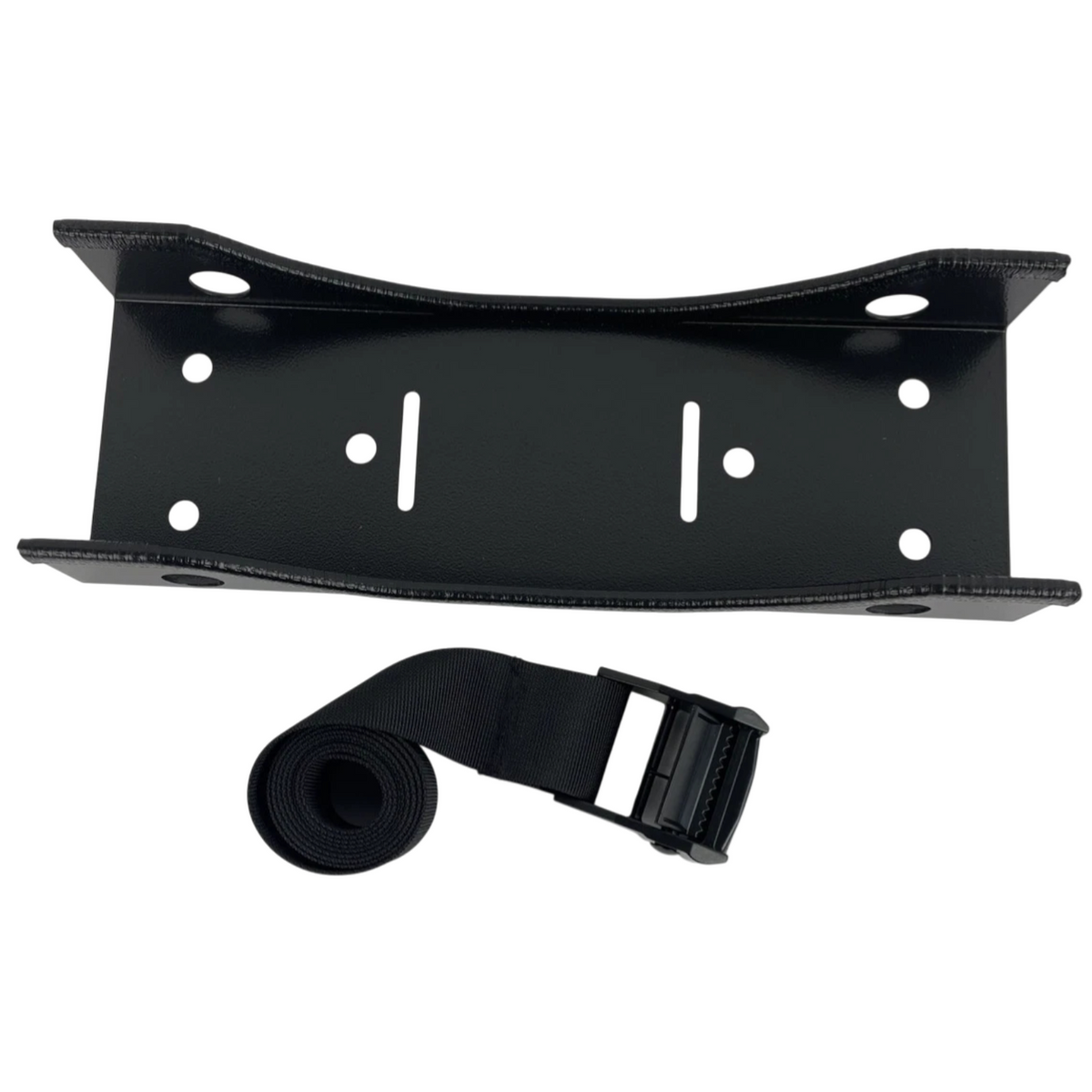 Wall-Mounted Gas Cylinder Bracket with Cinch Safety Strap & Edge Protector - NEW