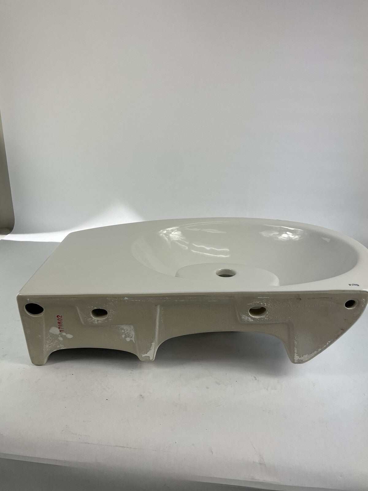Roca DAMA SENSO-COMPACT Angular washbasin 27" x 17" White Porcelain vessel sink.