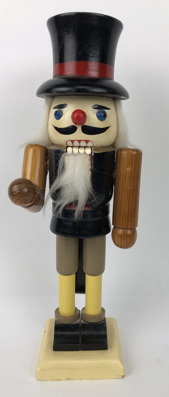 11" Wooden Nutcracker Soldier Drum Figures Model Doll Christmas Ornament Gift