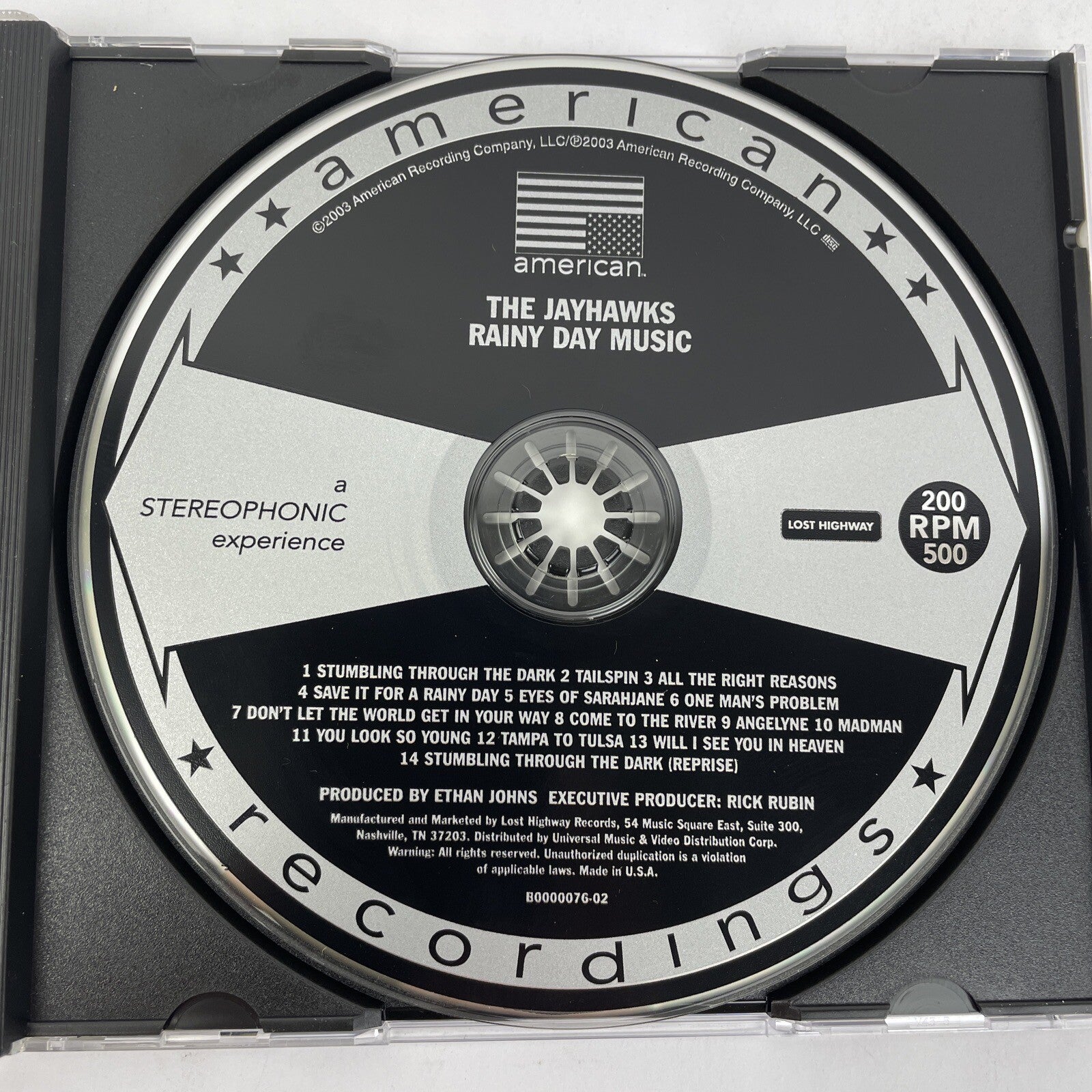 THE JAYHAWKS Rainy Day Music [Limited] Digital Audio CD American Records 2003 JK