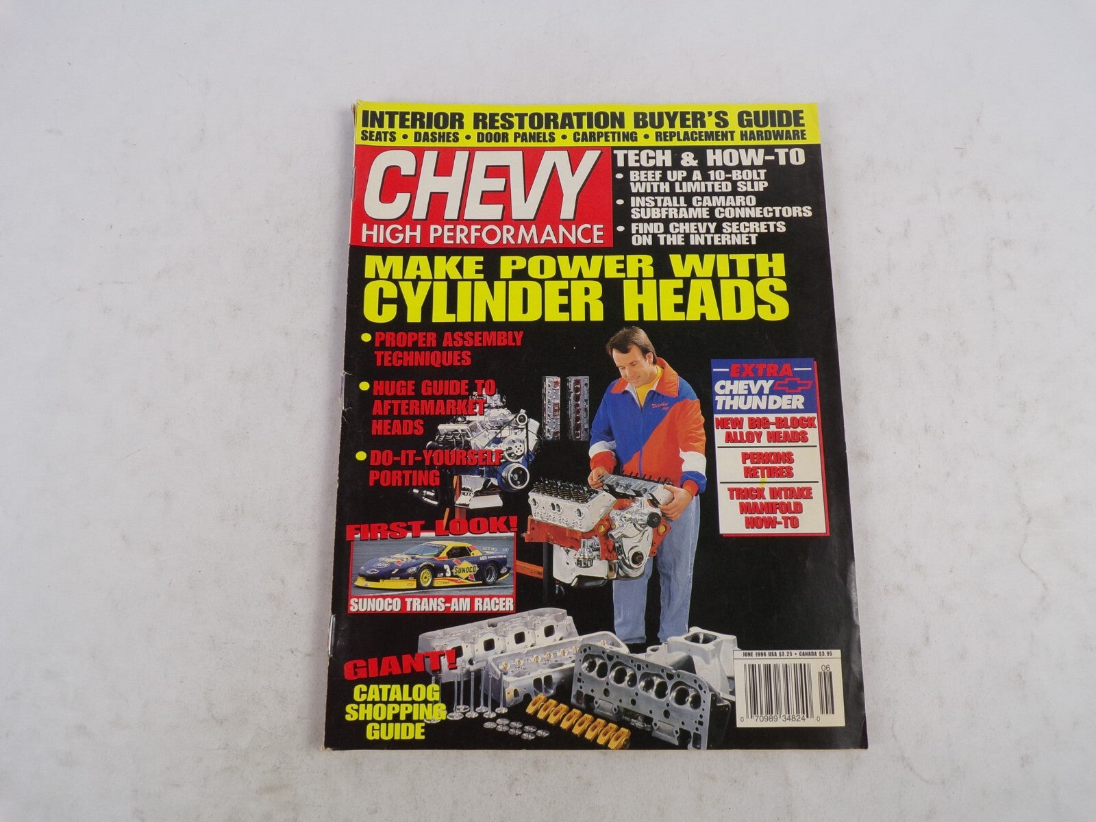 June 1996 Chevy High Performance Make Power With Cylinder Heads Interior Restore