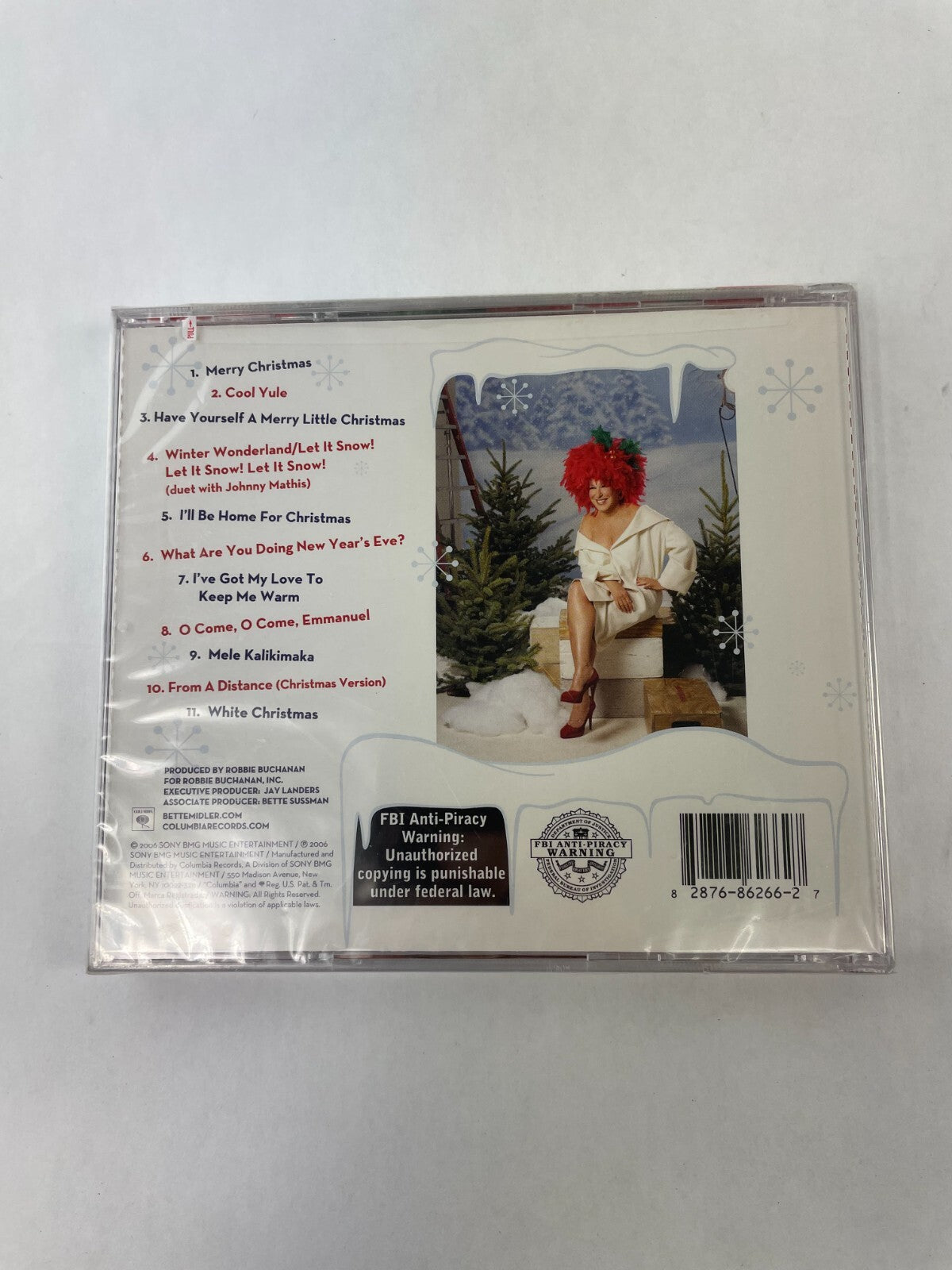Bette Midler Cool Yule White Christmas From A Distance Winter Wonderland CD#73