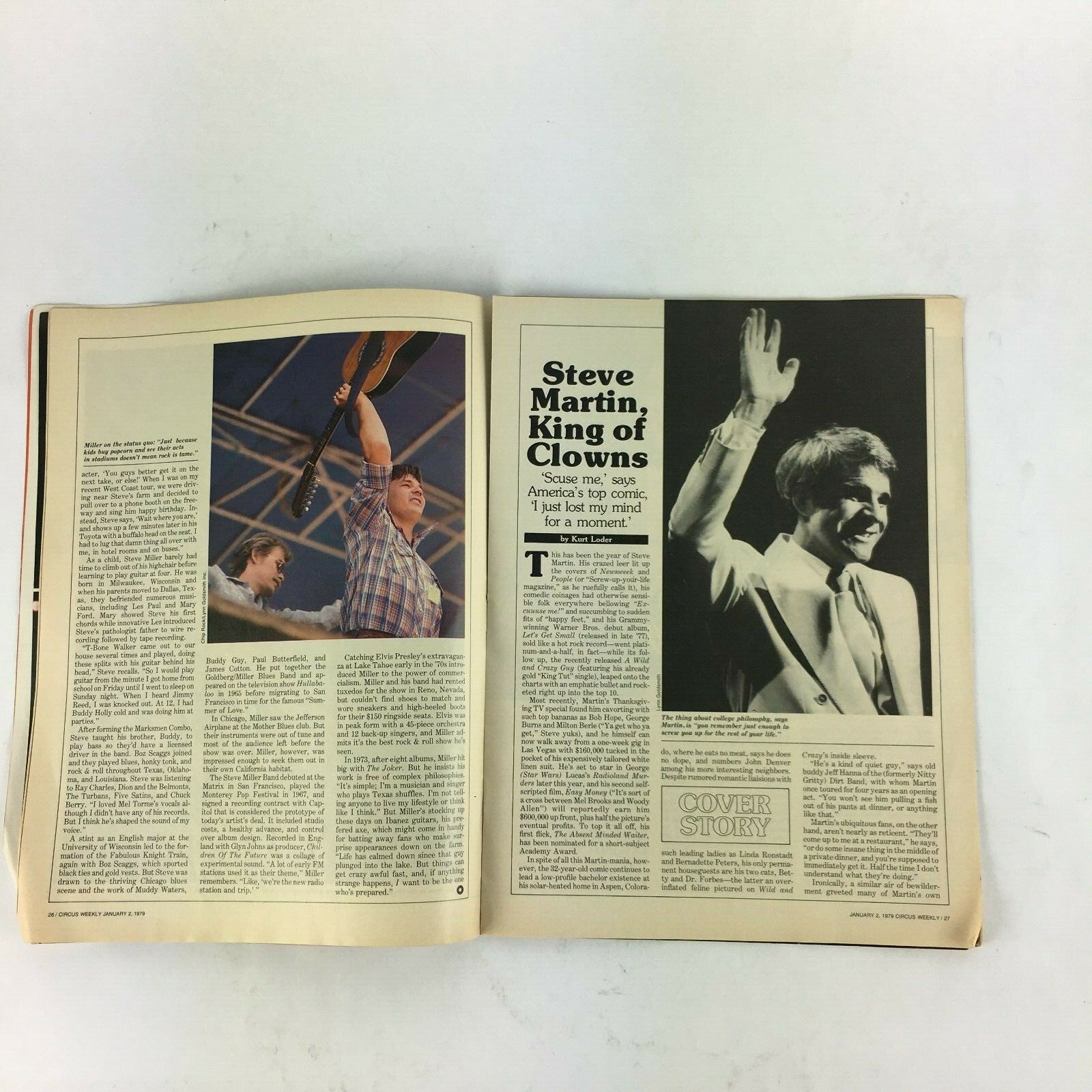 January 2,1979 Circus Magazine Steve Martin's Happy Feat Year's Best Lps Pot War