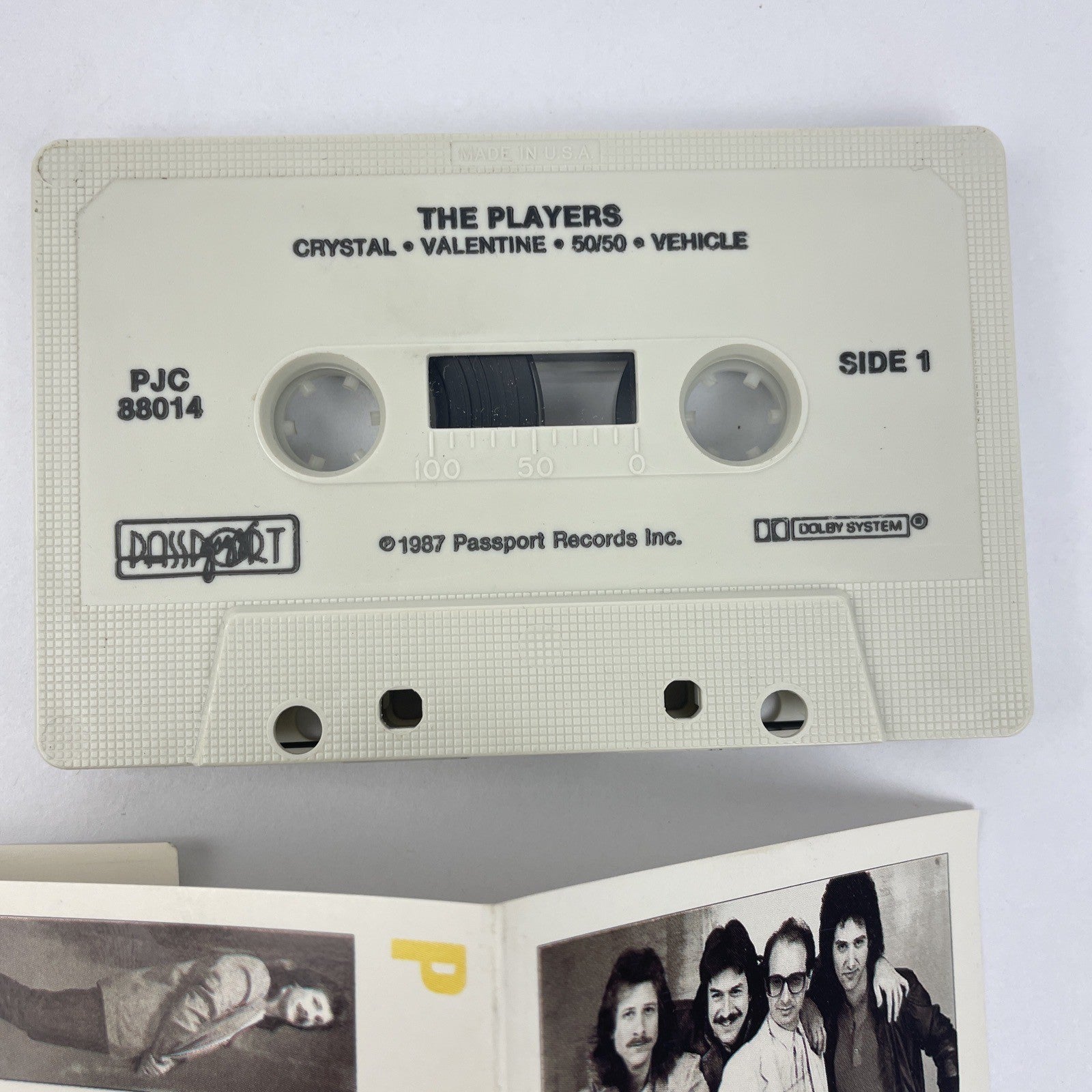 The Players " PLAYERS " Audio Cassette Tape 1987 Passport Records PJC 88014 RARE