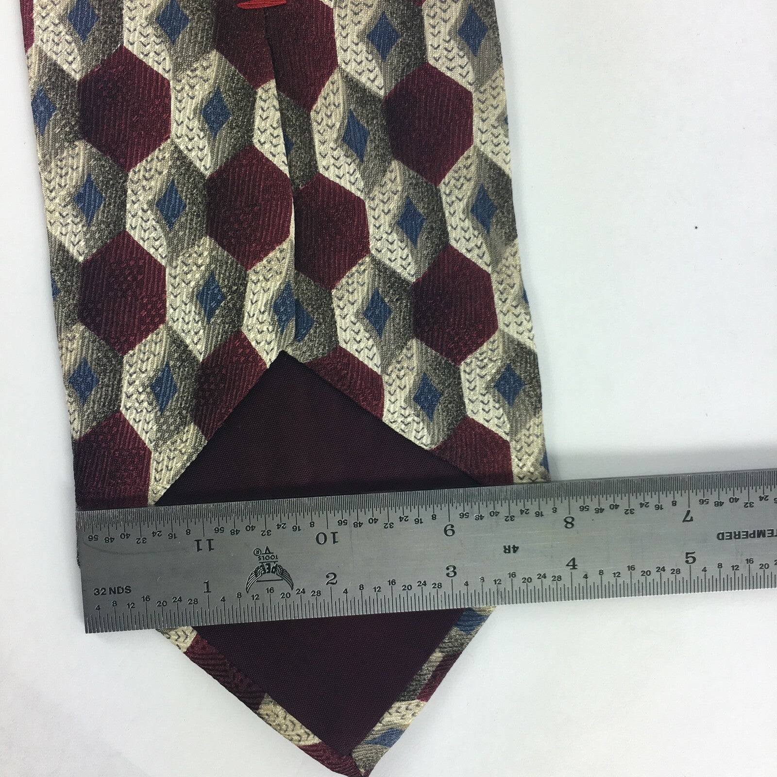 Genuine Ruffini 100% Silk Handmade Stylish Formal/Casual Tie Multi Coloured