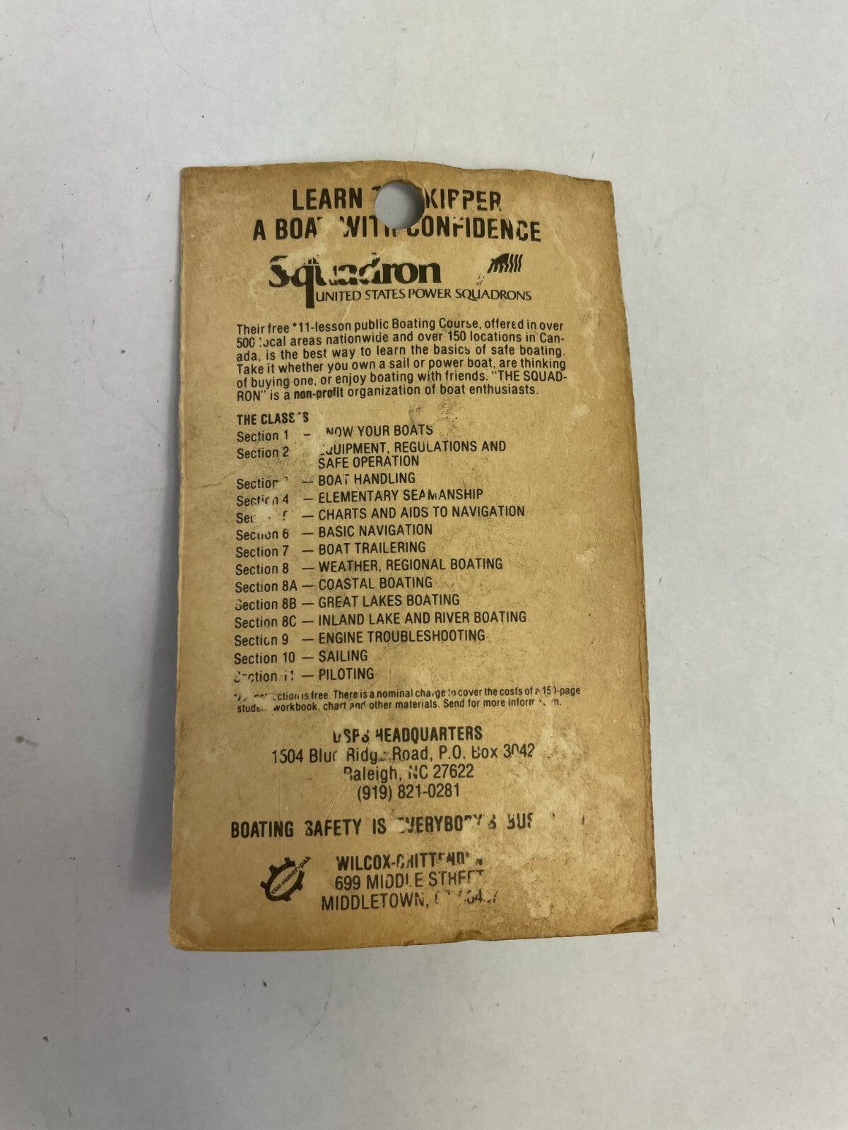 Wilcox Crittenden Fig 249B Boat Snap RLD BRZ