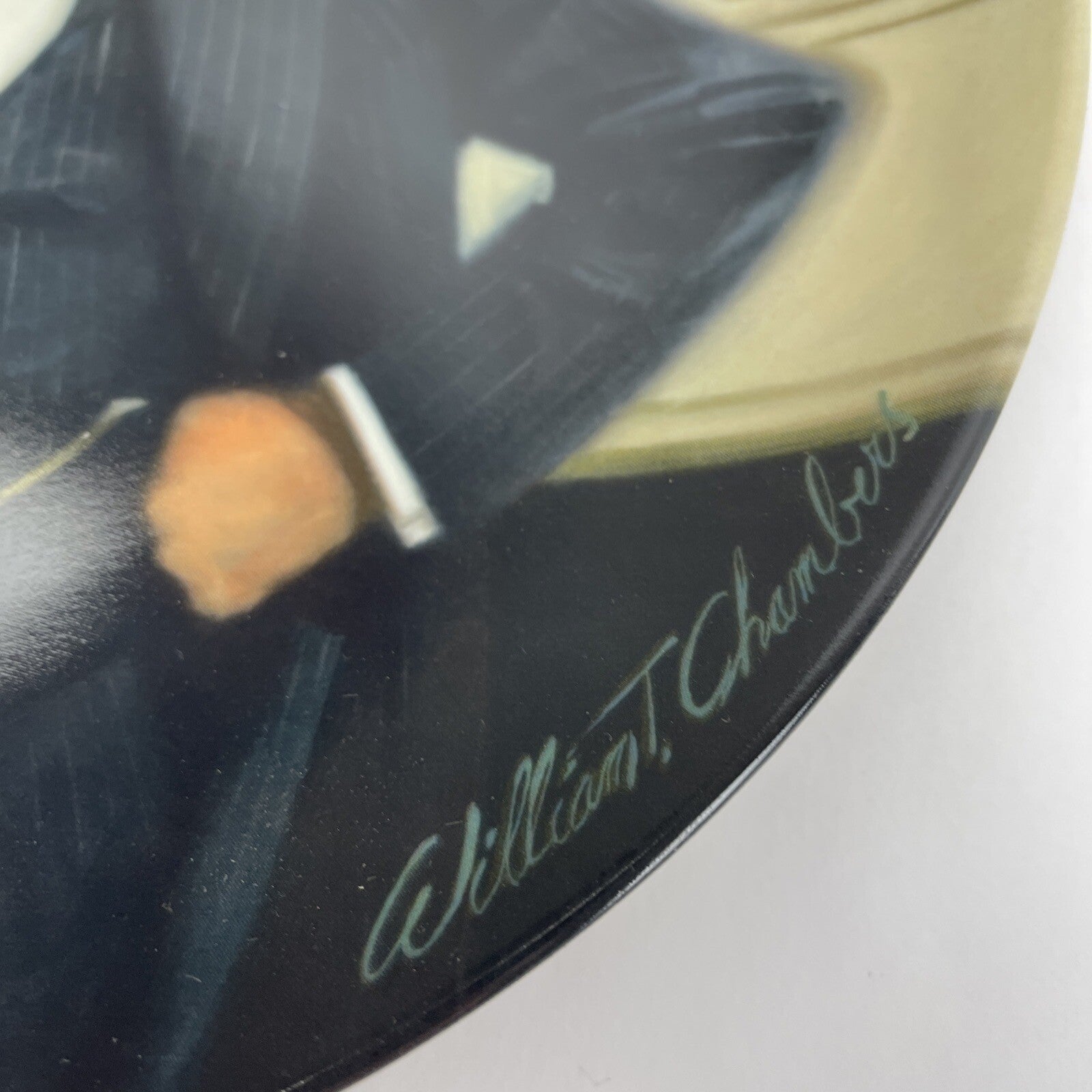 DADDY WARBUCKS Lil' Orphan Annie Collector's Plate Series 1982 Musical  # C 7947