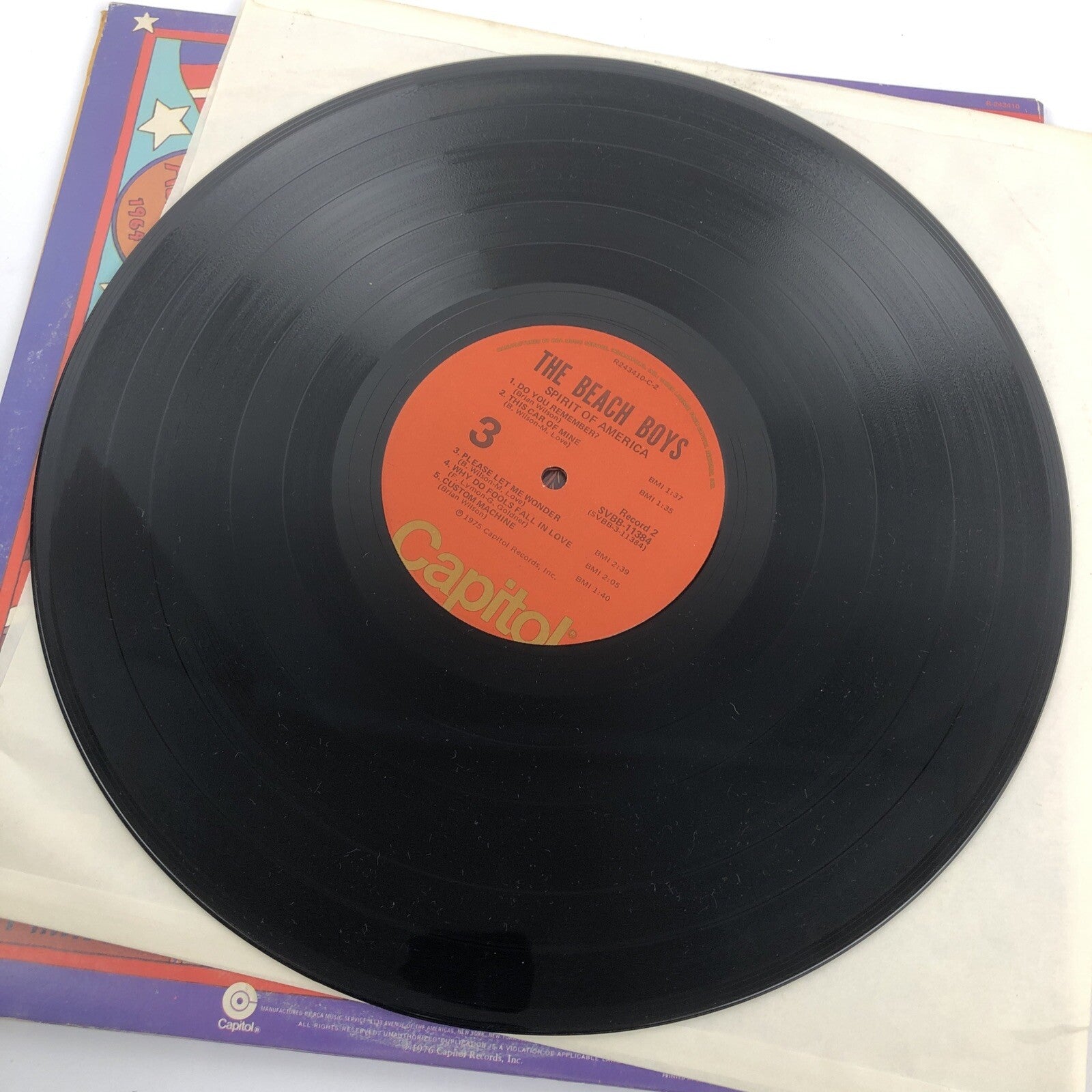 Beach Boys - Spirit Of America - 2 LPs 1975 Record Album SVBB 11384 VG+ 