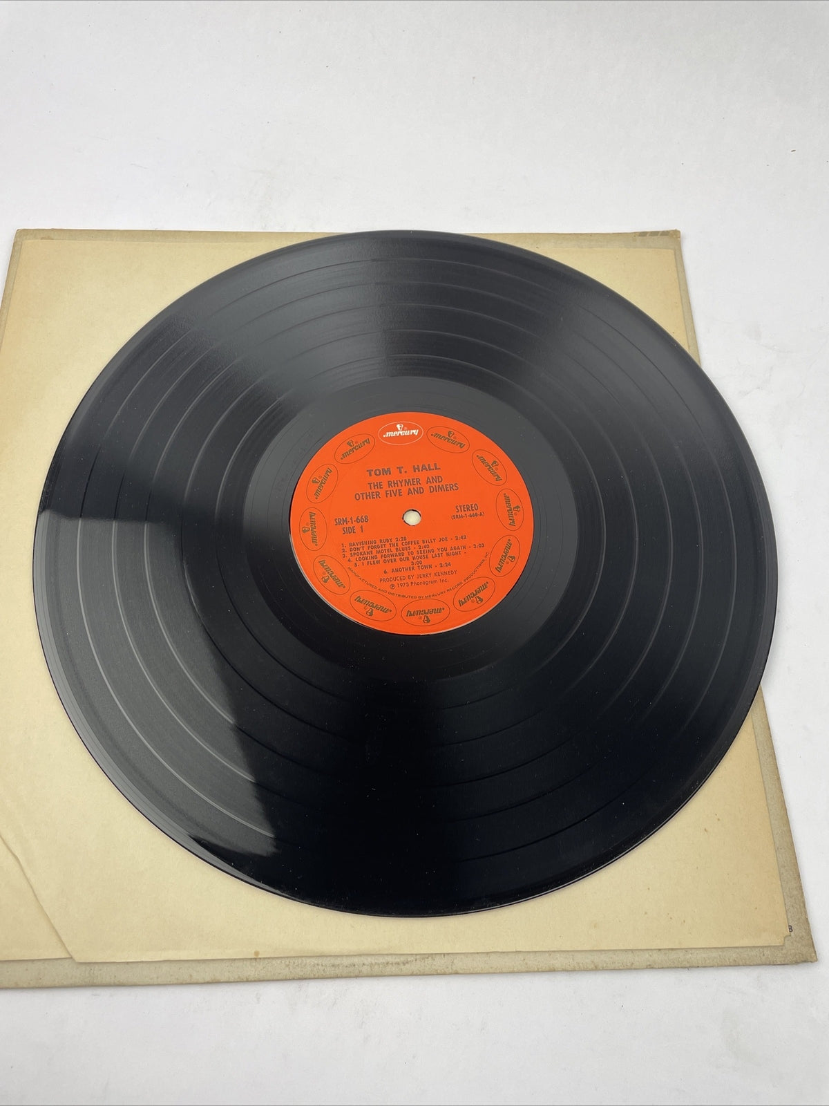 Tom T Hall Rhymer and Other Five and Dimers LP Record Album Vinyl LP Record VGC