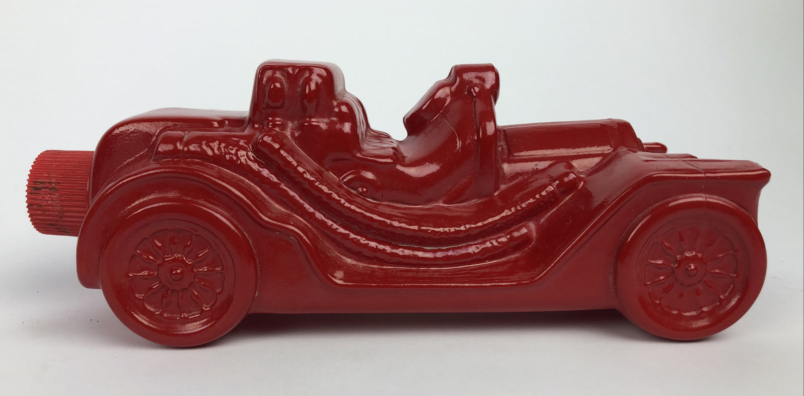 VINTAGE RARE AVON MODEL A CAR  AFTERSHAVE Wild Country BOTTLE empty RED