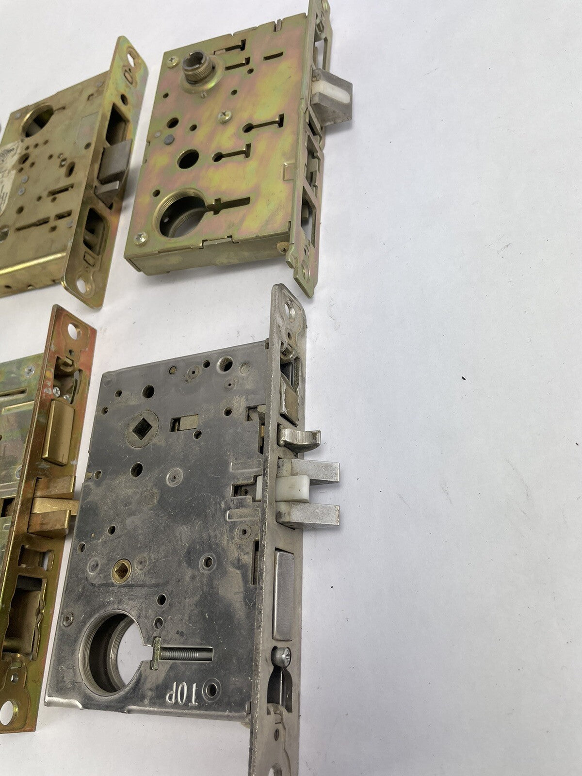 LOT of 13: Assorted Mortise passage lock body. Body only