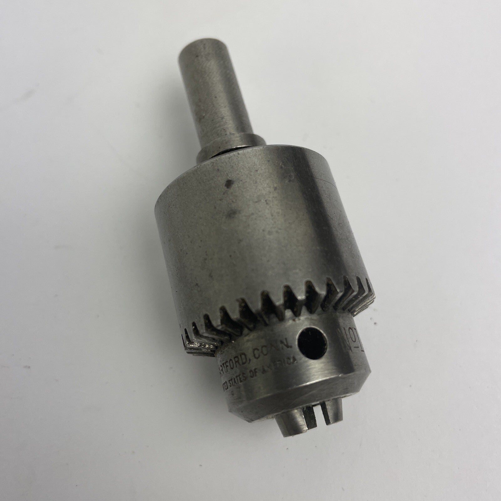 Jacobs No. 1A 3 Jaw Drill Chuck CAP 0 - 1/4" Hartford Conneticut U.S.A.