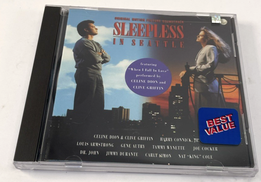 Sleepless in Seattle Original Motion Picture Soundtrack CD Celine Dion Clive