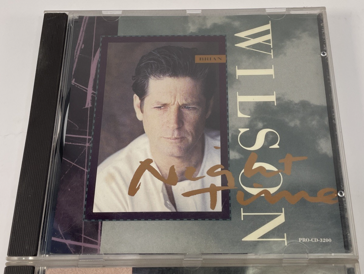 Brian Wilson Self Titled (Digital Audio CD, 1988) + " Night Time " Single CD