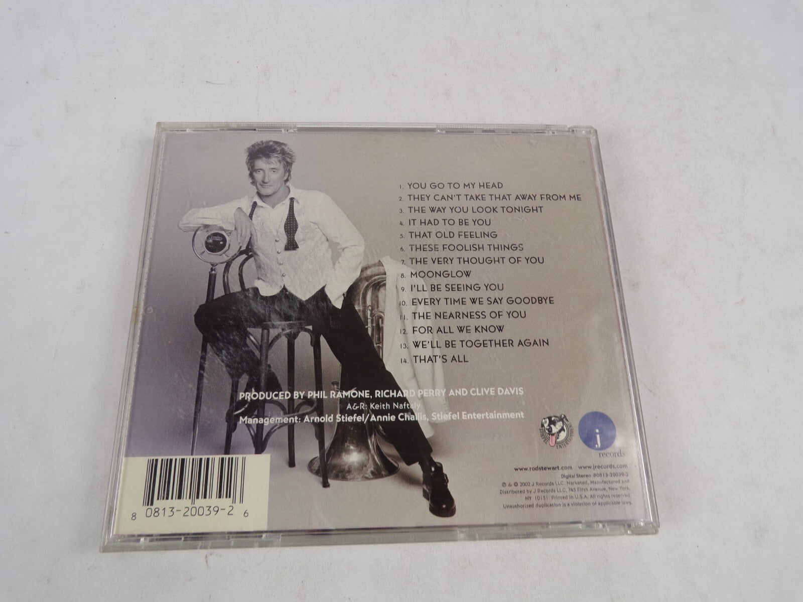 Rod Stewart You Go To My Head They Can't Take That Away From Me The Way YouCD#53