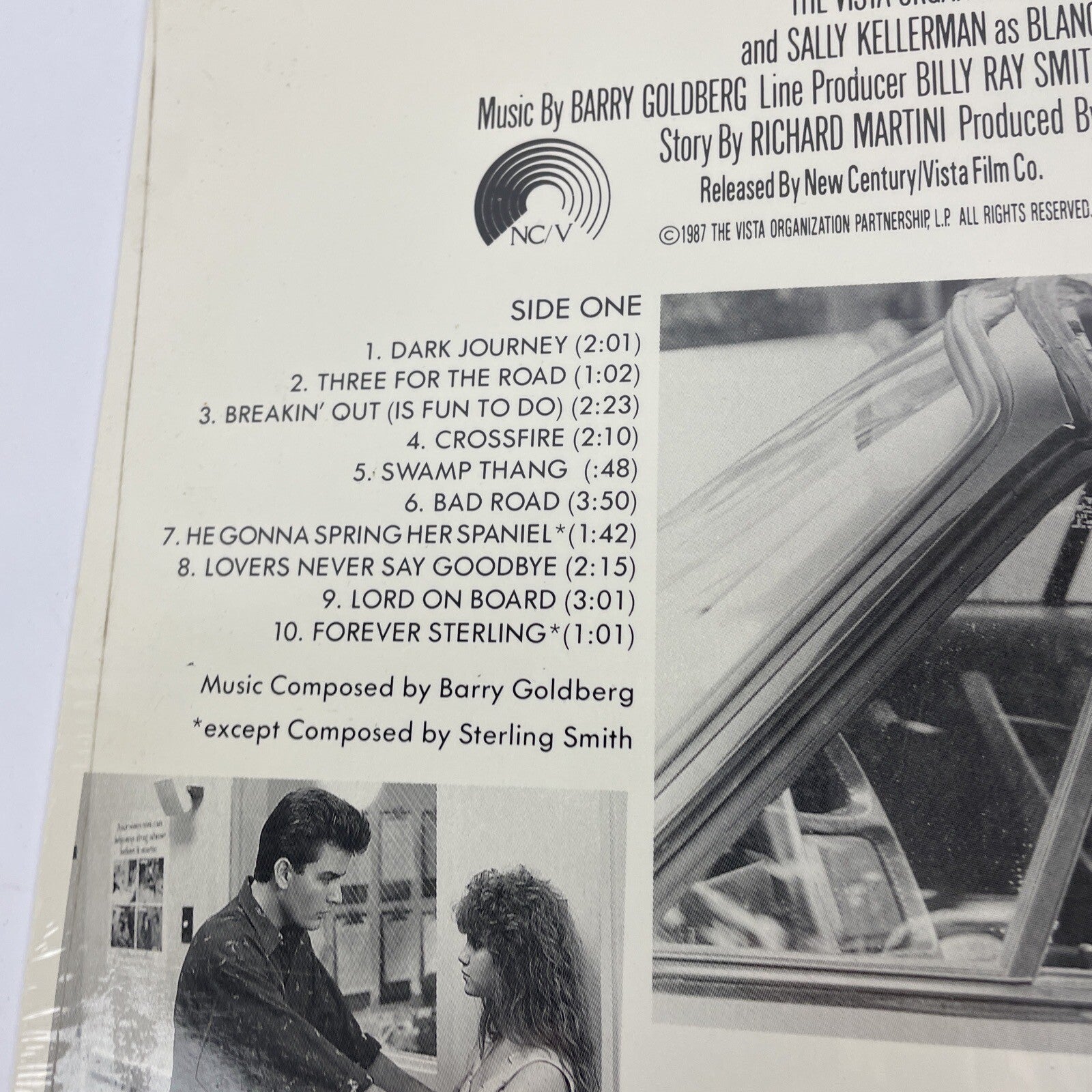 Three for the Road Original Soundtrack LP Vista Barry Goldberg - Charlie Sheen