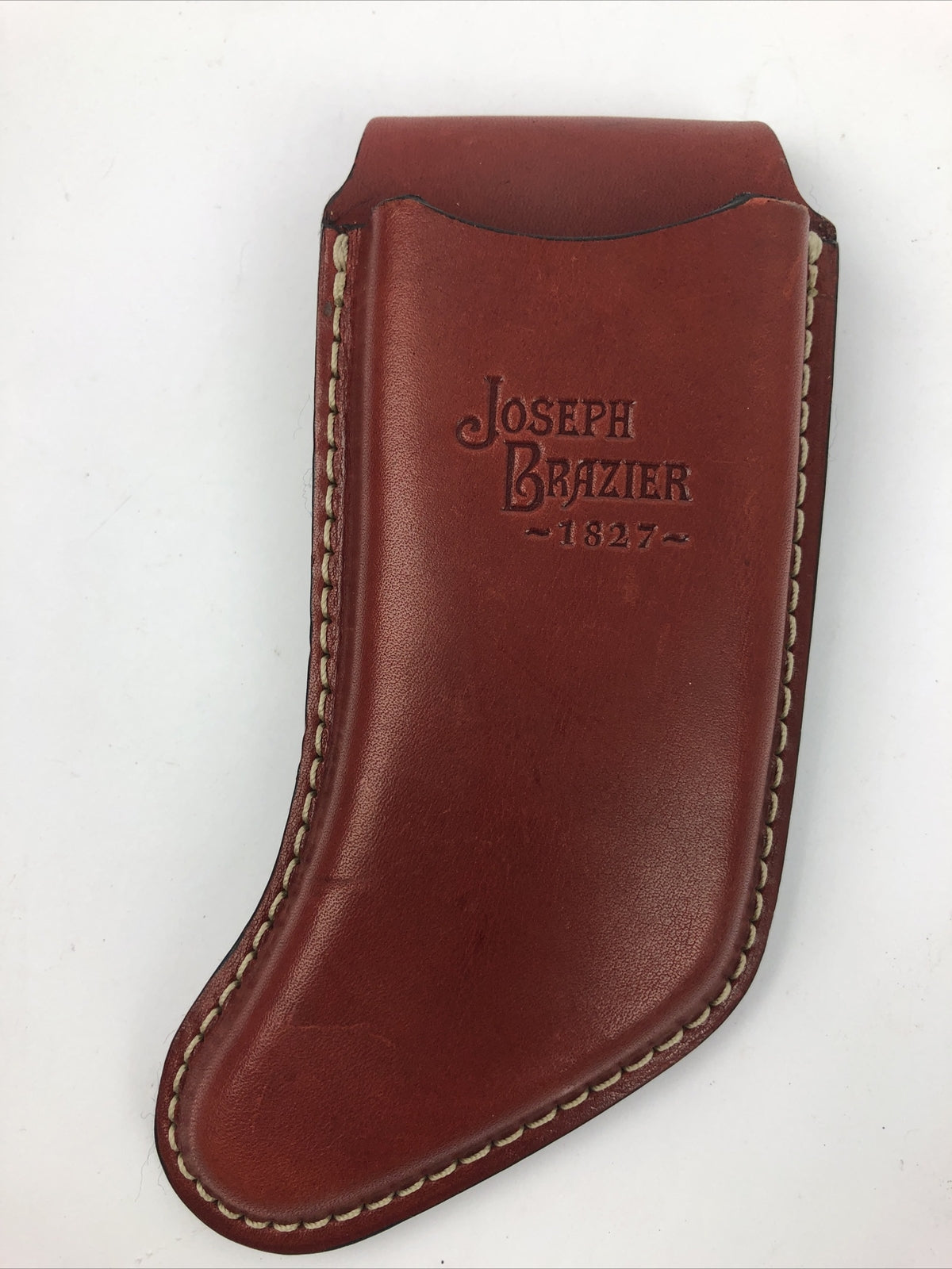 5" Normal Hand Made Pure Leather Sheath For Fixed Blade Knife Joseph Brazier