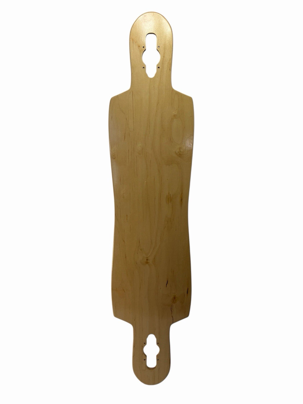 Drop Through Longboard Deck 42.5" x 9.75" 8 Ply Hard Rock Maple Natural Blank