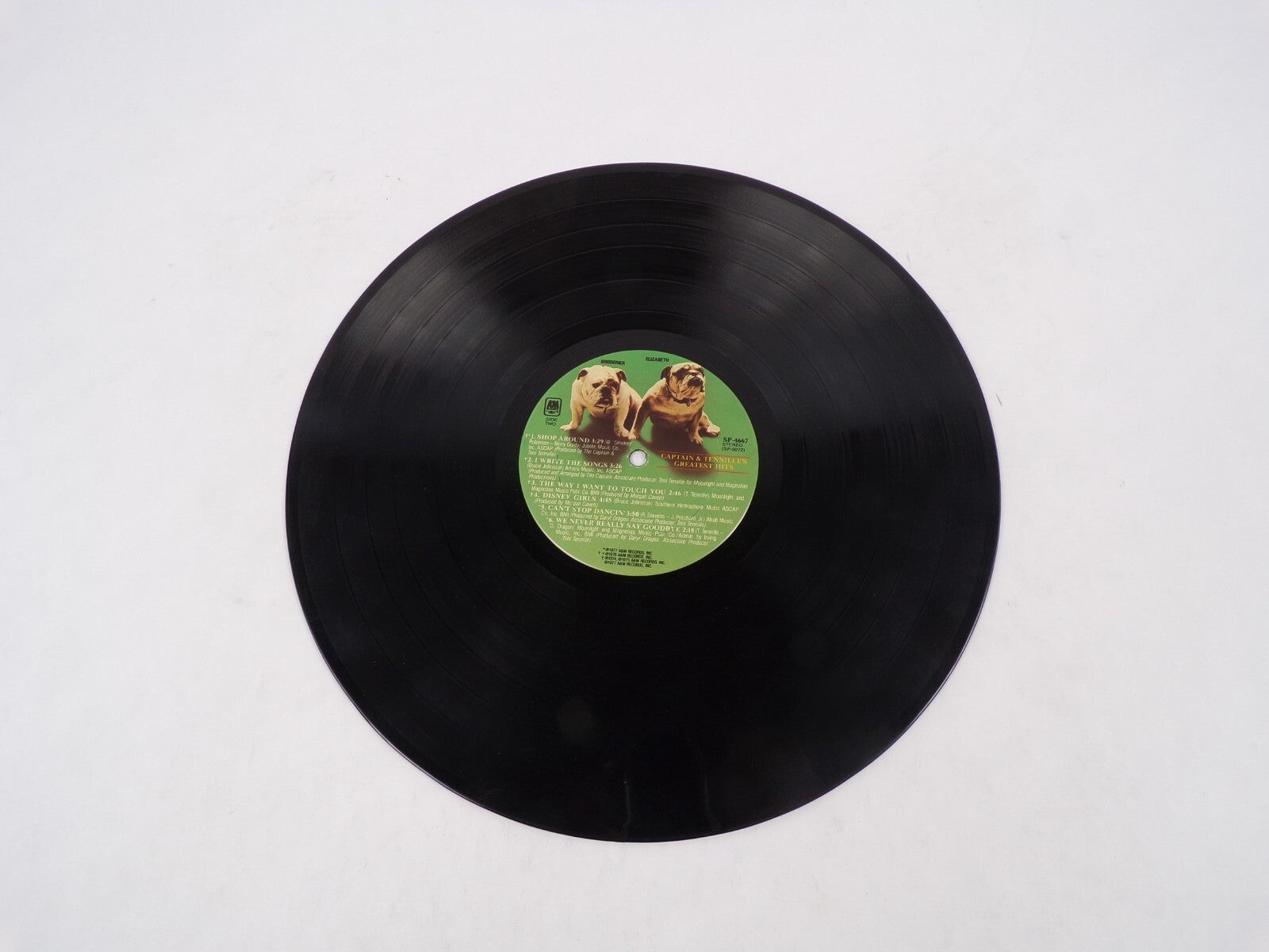 Captain & Tennille's Greatest Hits Love Will Keep Us Together Vinyl Record