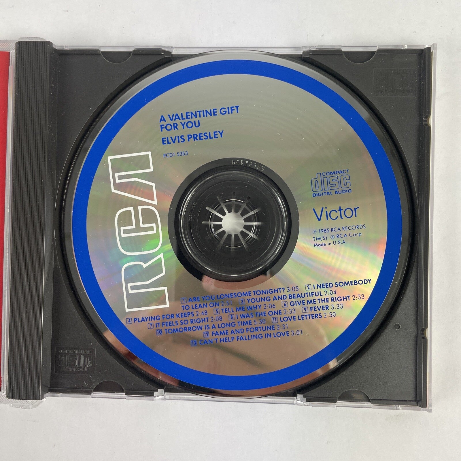 Elvis Presley - A Valentine Gift for You  (CD, 1985, RCA)   #17