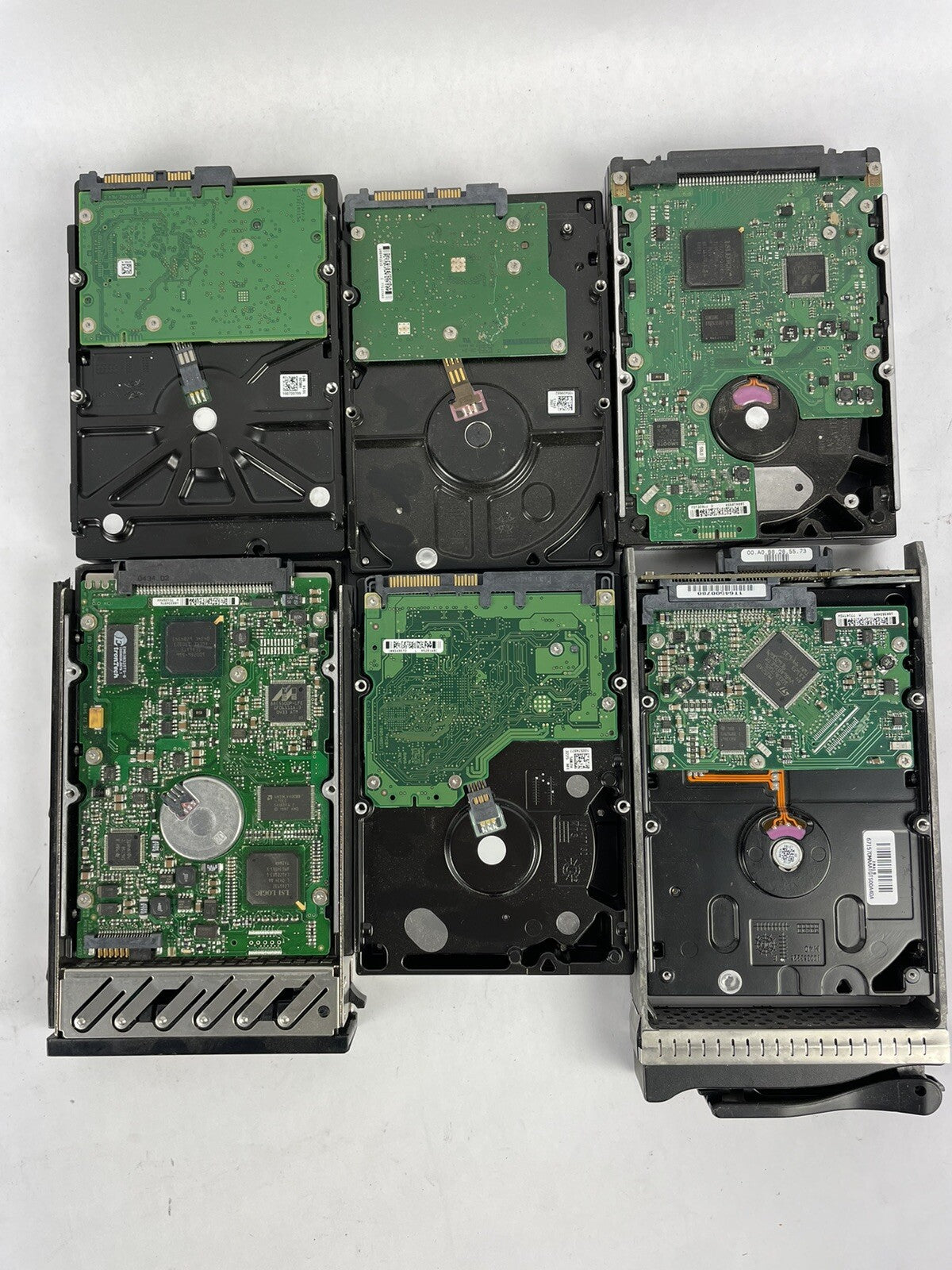LOT OF 6 - Assorted Seagate  Hard Drives - 3.5" HDD - Cheetah - Barracuda