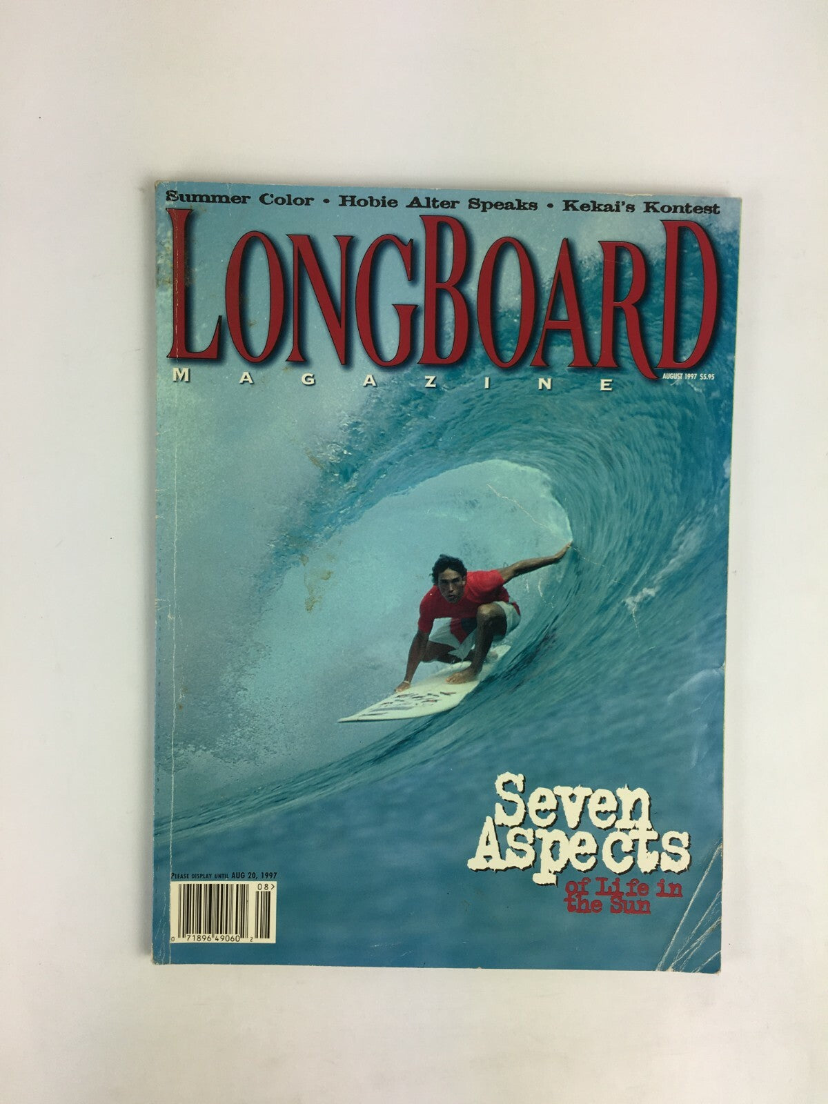 August 1997 LongBoard Magazine Seven Aspects of Life in the Sun Kekai's Kontest