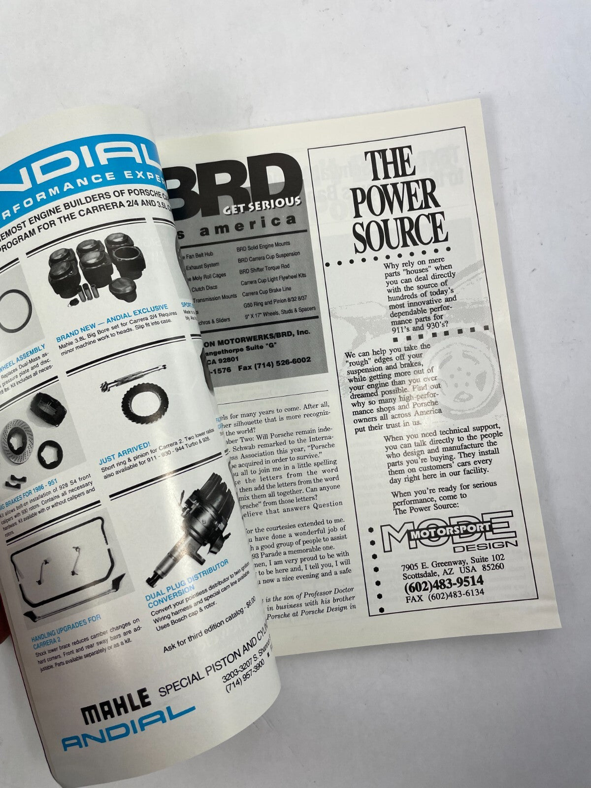 September 1993 Porsche Panorama Magazine We can help you take the Rough Edges..