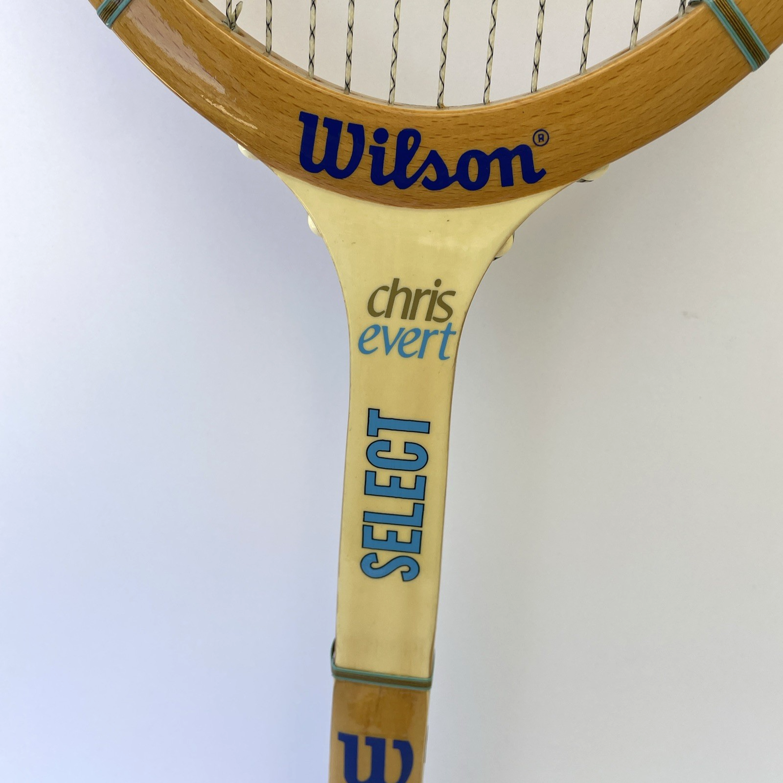 VINTAGE Wilson Chris Evert Select Tennis Racquet Wood  4 1/2" Grip - Near Mint