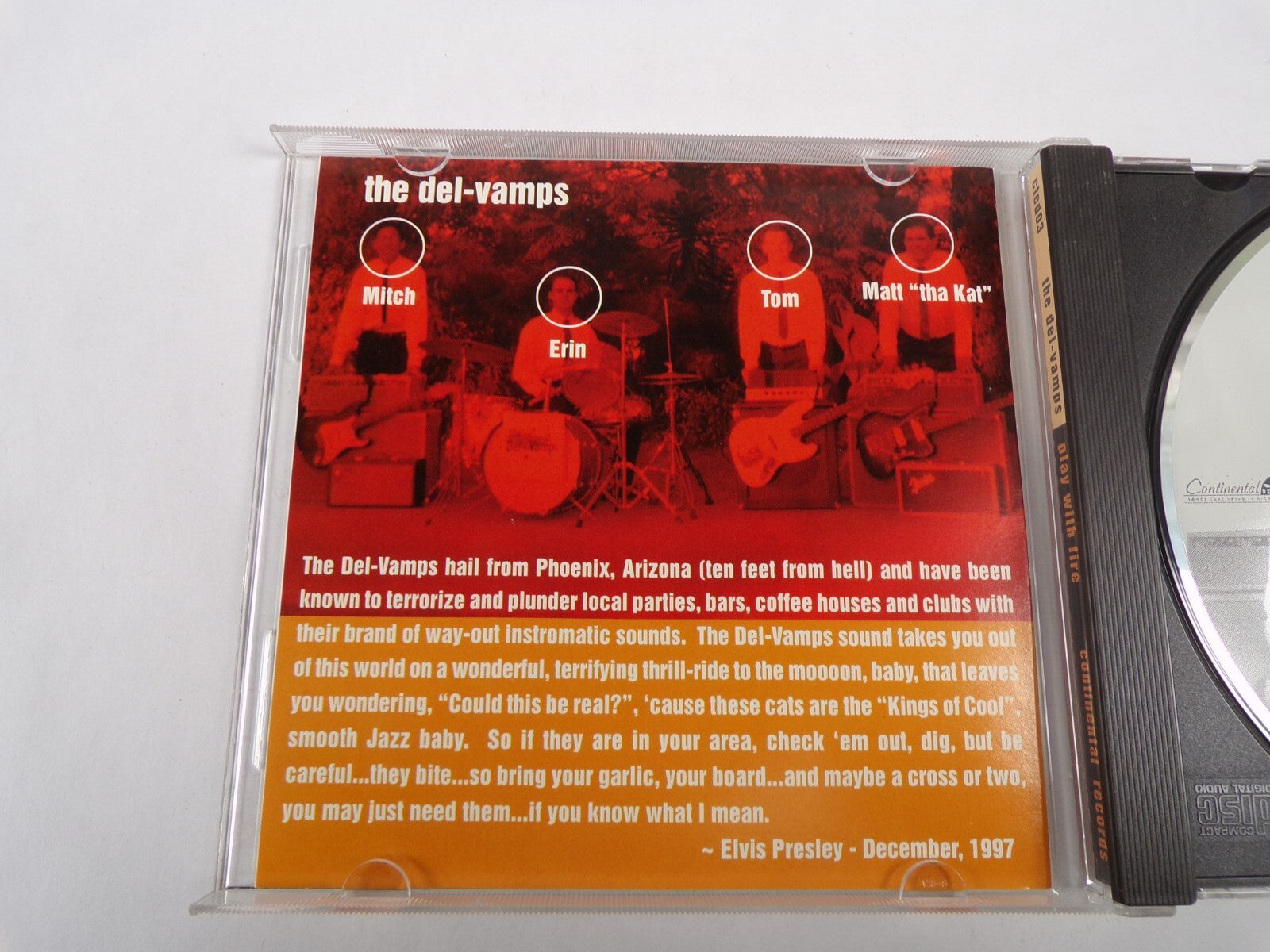 The Del-Vamps Play With Fire Yacky Doo Rik - A - Tik PeG Leg Foot Patter CD#60