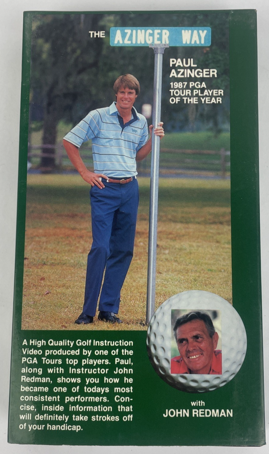 The Azinger Way VHS Video 1990 Golf Paul Azinger Special Edited Edition - VGC