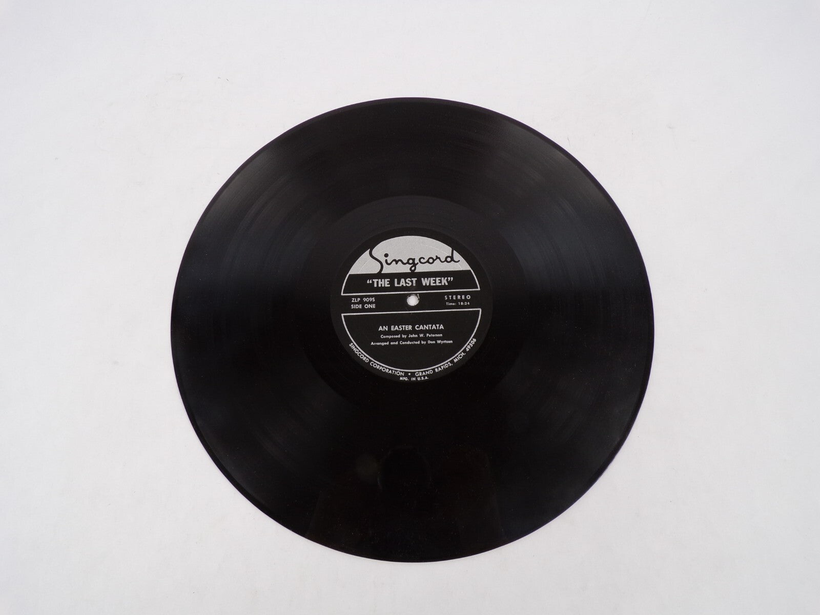 The Last Week An Easter Cantata Vinyl Record