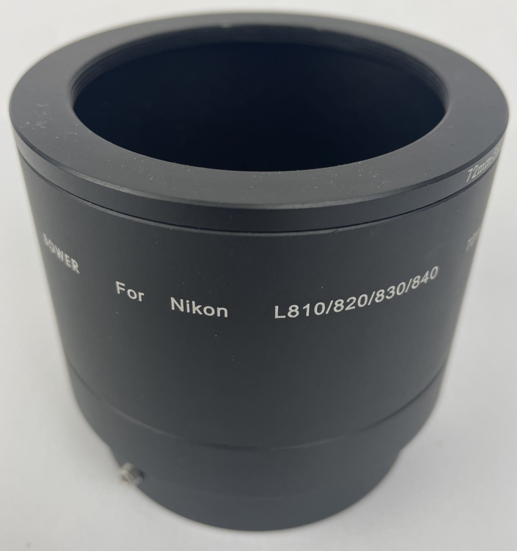 Bower Digital Camera Conversion Adapter Tube Nikon L810 L820 L830 L840 ANL81072