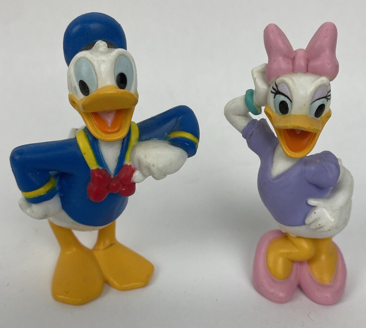 Walt Disney Donald Duck + Daisy Duck Figures Figurines * Cake Toppers * 3" Tall