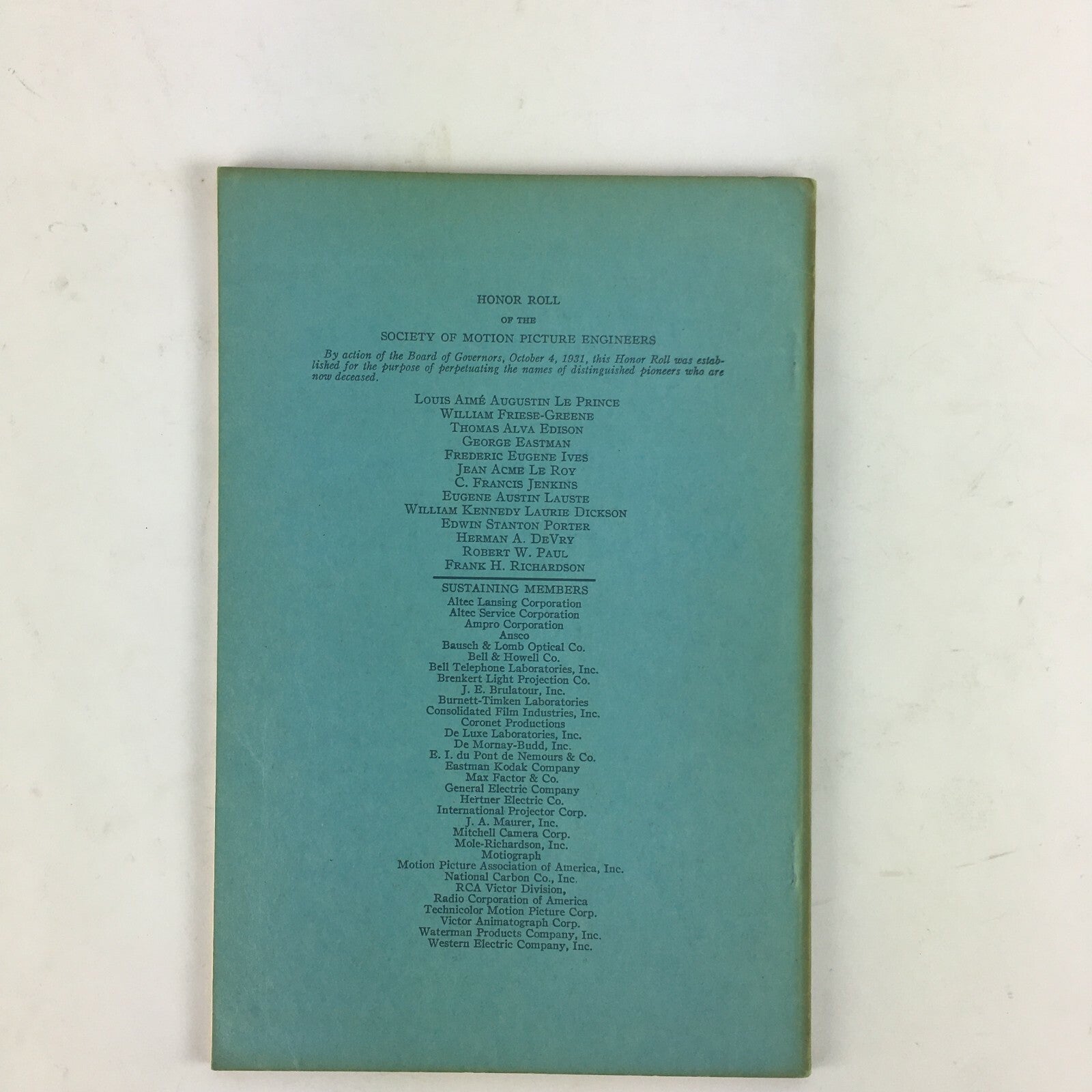 April 1946 Journal of the Society of Motion Picture Engineers Magazine Vol 46