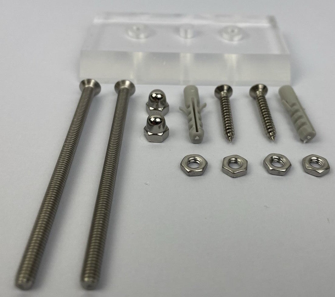Clear Skateboard Wall Mount SK8 Hanger for Skateboarding Deck Display