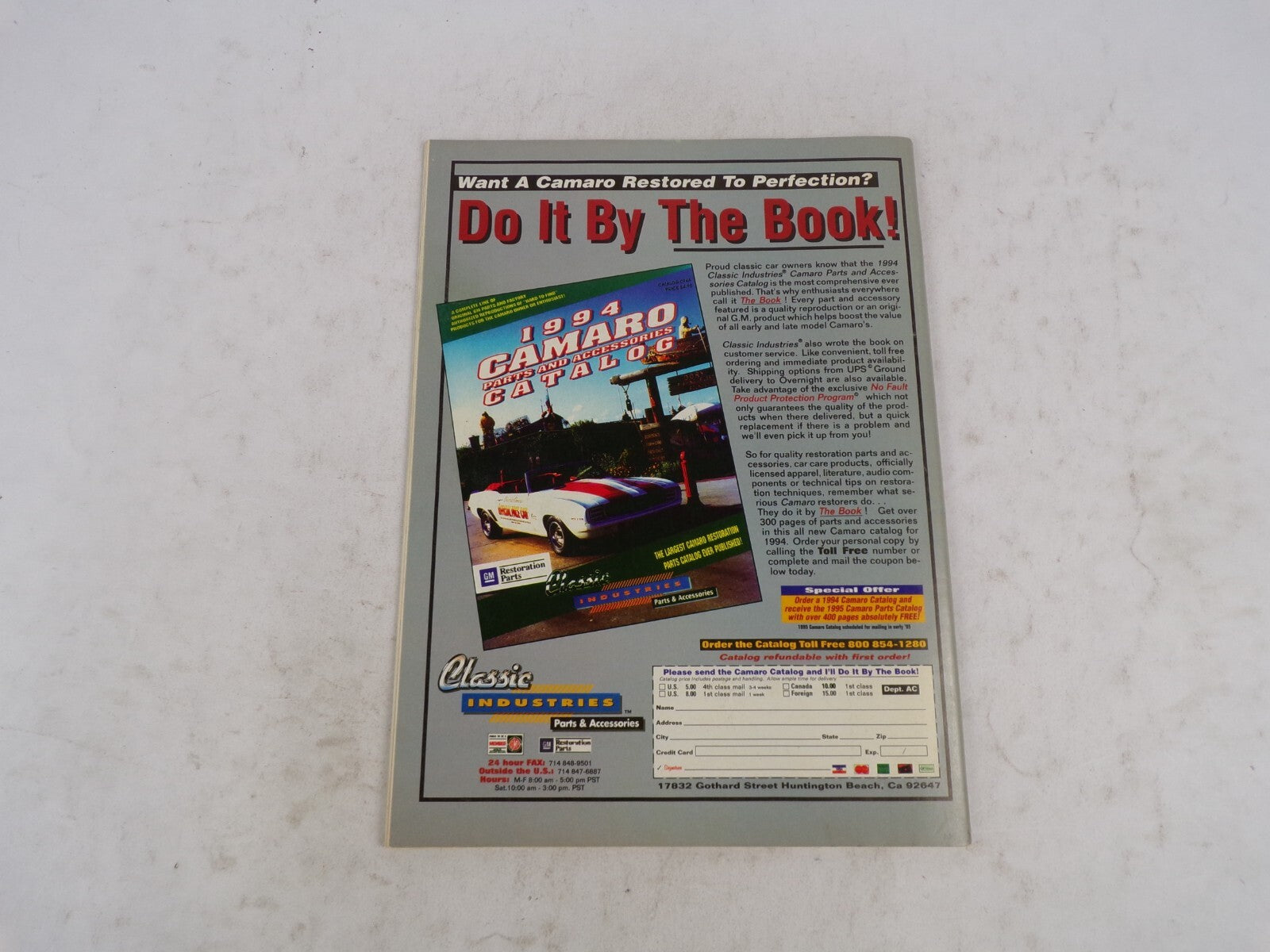 March 1995 All Chevy The Complete Chevrolet Magazine Camaro Performance Win! A
