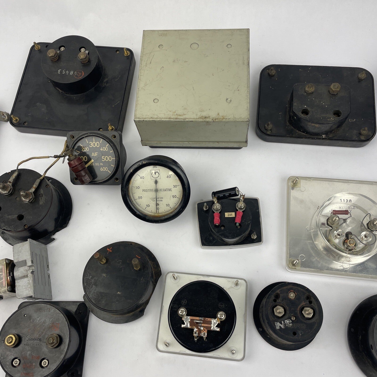 Vintage Lot Regulators and Gauges Meters Steampunk Industrial Simpson Motorola