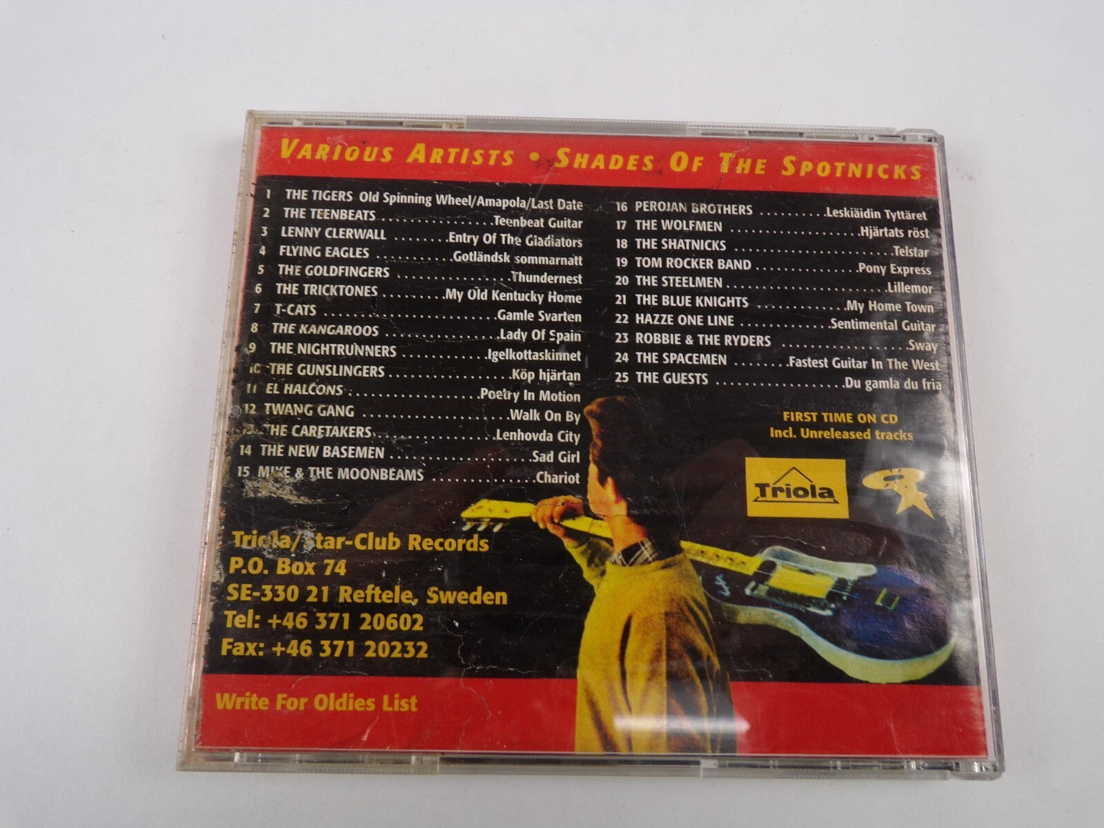 Various Artists Shades Of The Spotnicks Triola Star Club The Teenbeats CD#26