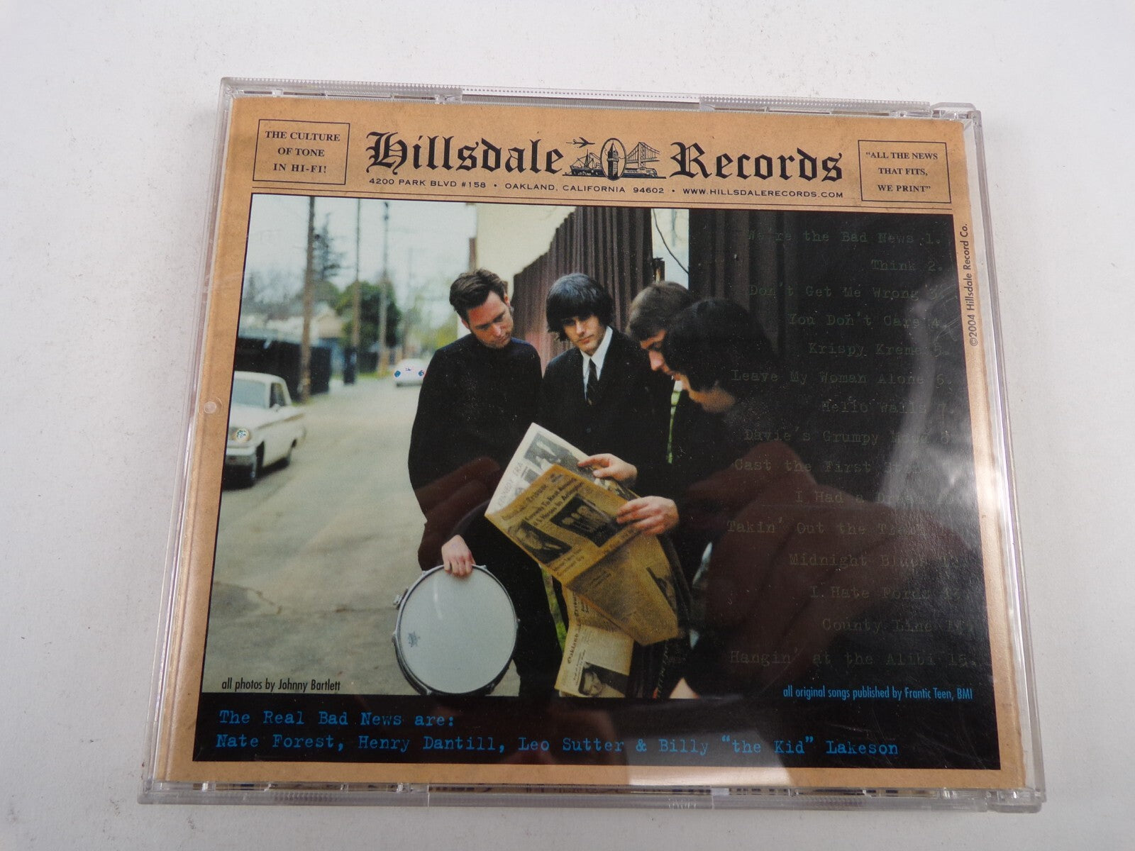 The Real Bad News Think Don't Get Me Wrong You Don't Care CD#3