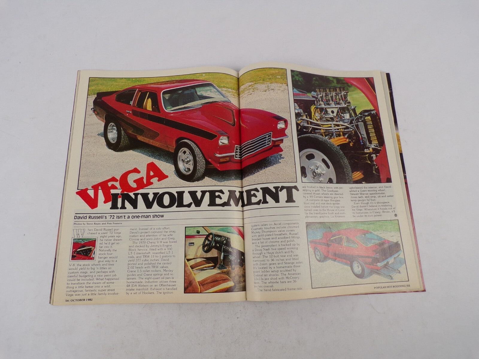October 1982 Hot Rod Magazine Chevy Engine Performance/Mileage Build-Up Special