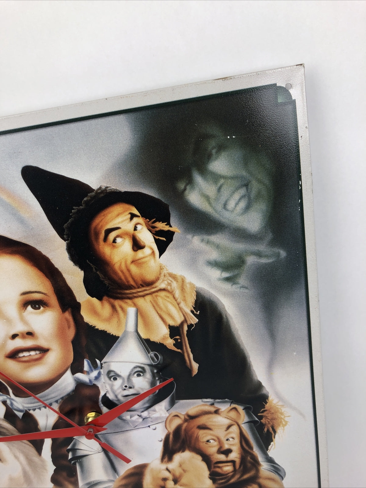 The Wizard of Oz * Tin Sign Wall Clock 16" x 12.5" One of a Kind Julie Garland