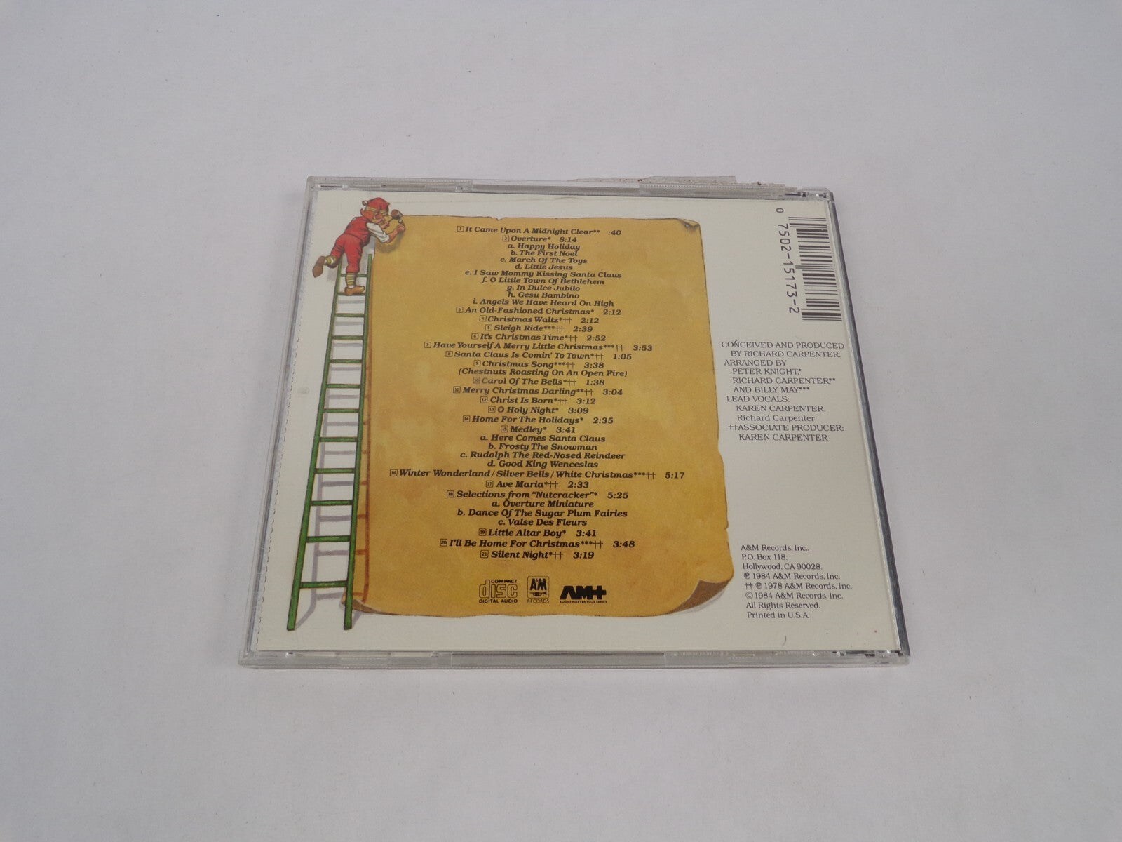 Carpenters Christmas Portrait Special Edition It Came Upon A Midnight Clear D#63