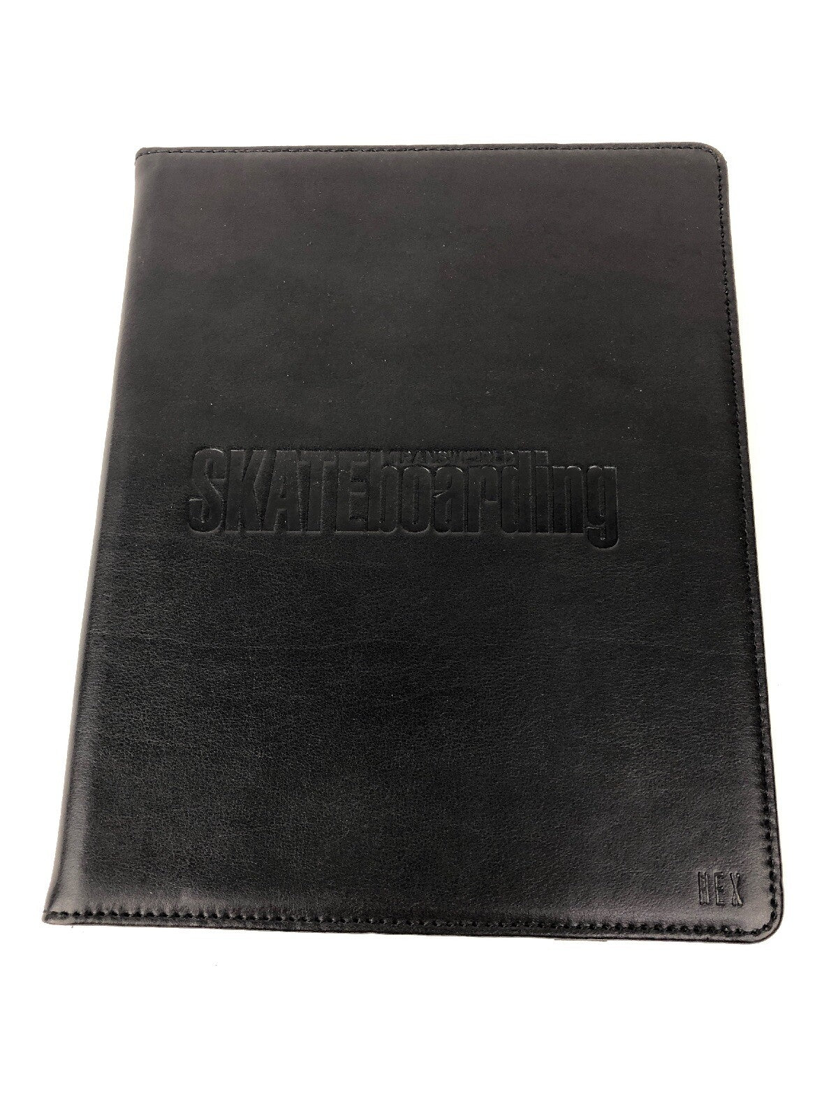 HEX  iPad Pro 10.5'' Faux Leather Sleeve Tablet Case Black Transworld Skateboard