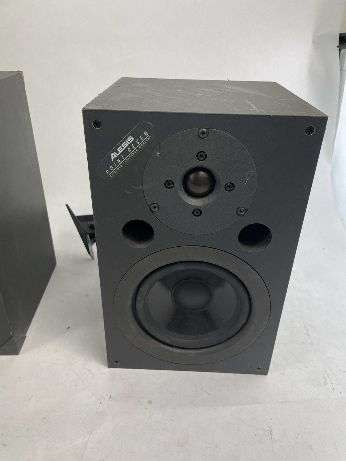 Lot of 3:  Alesis Point Seven Shielded Reference Monitor Speakers 4 Ohms 100W