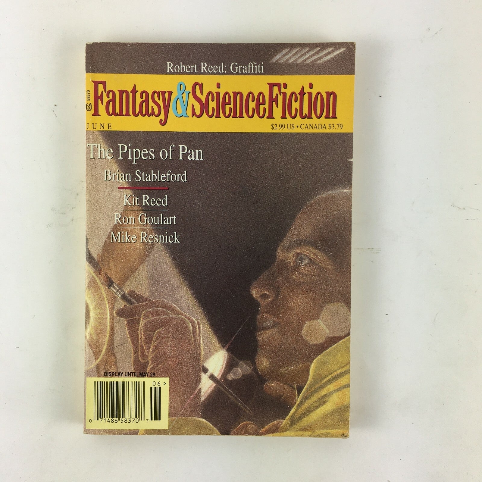 June Fantasy&Science Fiction Magazine The Pipes of Pan Brian Stableford Kit Reed