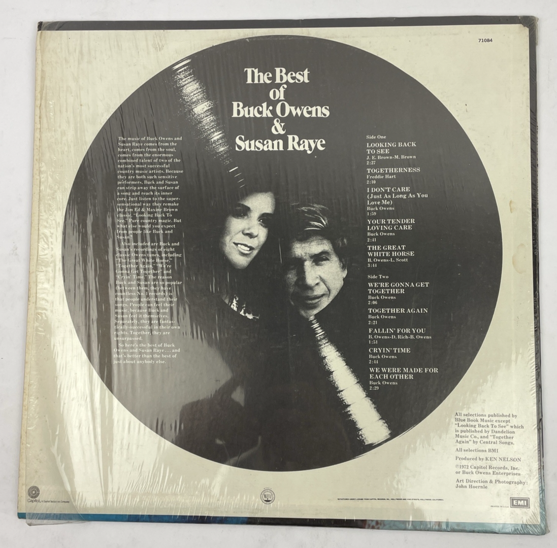 Buck Owens And Susan Raye - The Best Of Buck Owens & Susan Raye (ST-11084) (LP,A