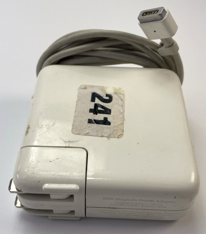 Apple MagSafe AC Power Adapter 60W A1184 (for MacBook ProA1278/Air A1370)    A00